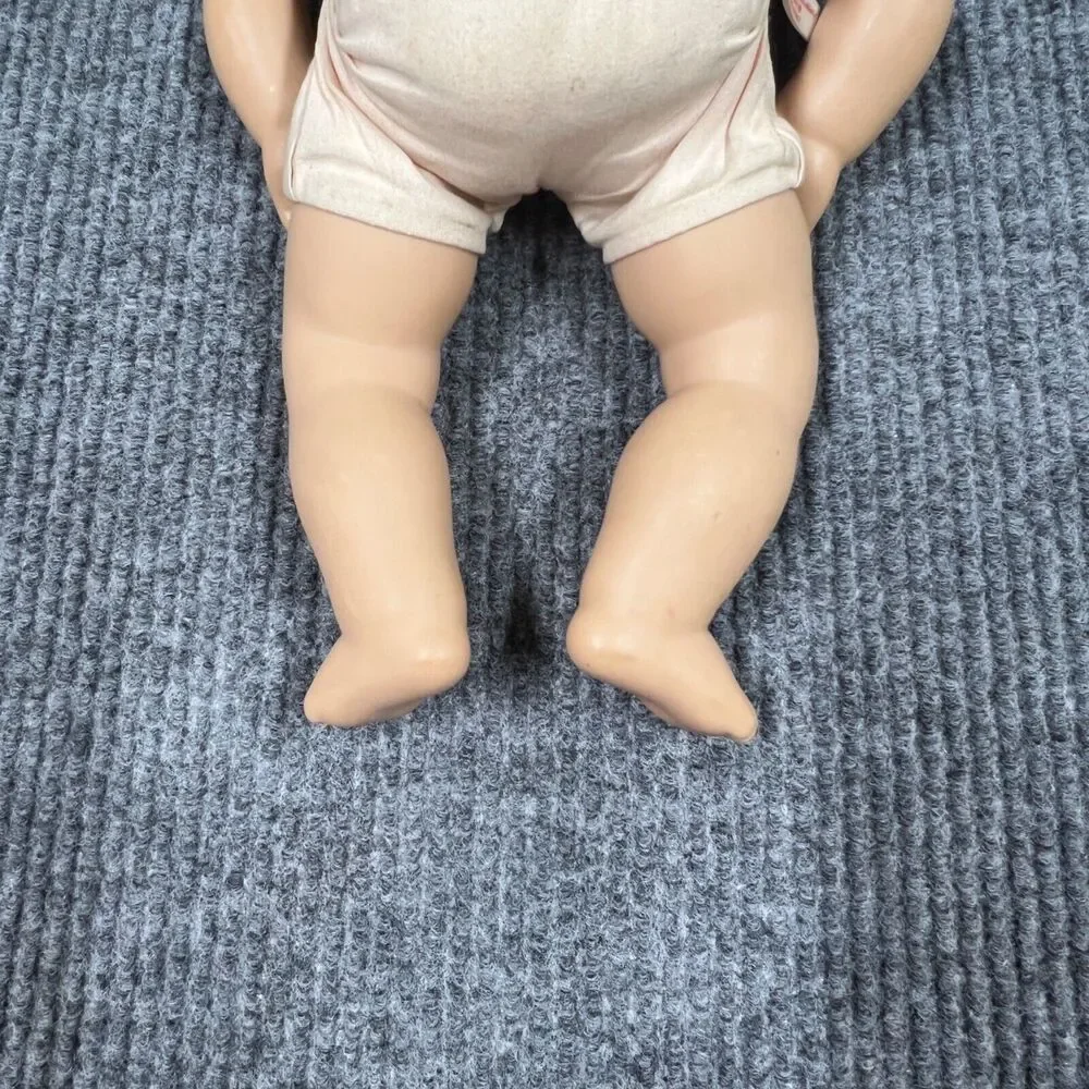 American Girl Bitty Baby Doll 16” Soft Body Vinyl Limbs Brown Eyes Hair VTG READ